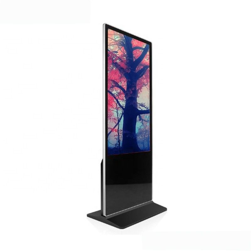 500 Cd/M² Brightness Floor Standing Touch Screen Kiosk , Freestanding
