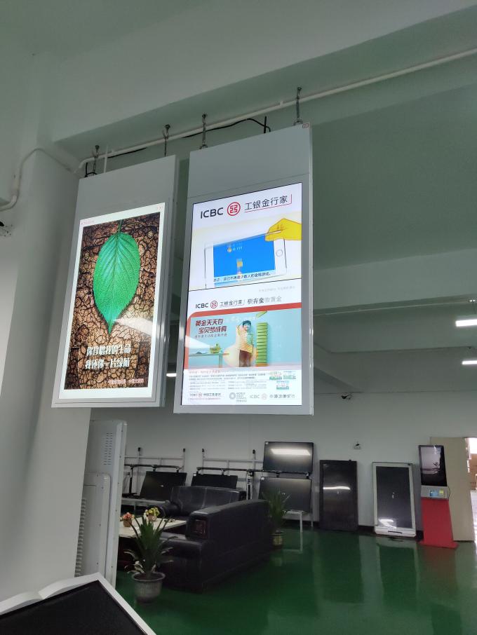 Full HD Indoor Ceiling Mounted Screen , LCD Video Wall Panels For Shop ...