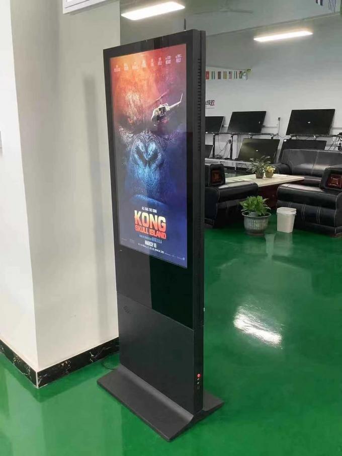 Indoor Double Sided Digital Signage 43 Inch Optional Floor Standing Kiosk
