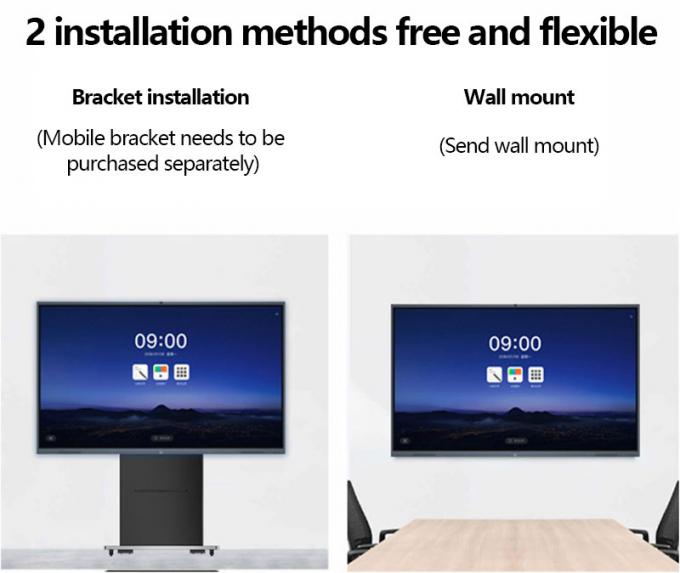 86 Inch Touch Screen Interactive Whiteboard Video Meeting Conference