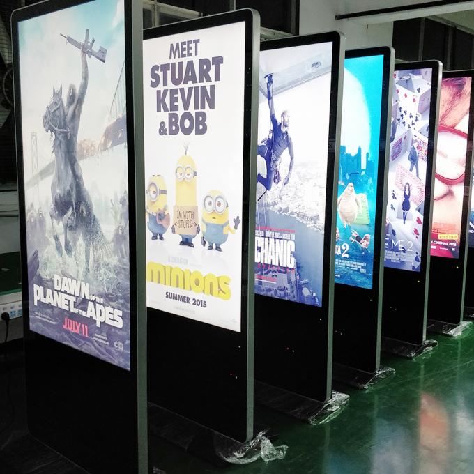 65 Inch Floor Standing Digital Signage Vertical Lcd Signage ...