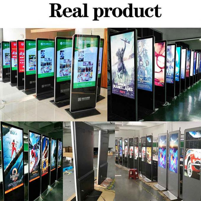 Vertical Floor Stand Digital Signage 55inch Indoor Multi Touch LCD Screen