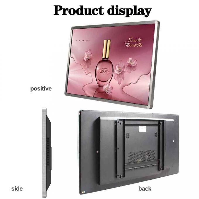 32 Inch Wall Mounted Digital Signage Touch Advertising Screen Slim