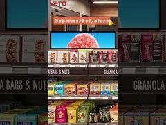 Glass frame dual sides display, welcome to consule,