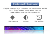 23.1 Inch Stretch Bar Totem Lcd Display High Brightness Strip Advertising Screen