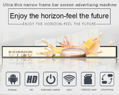 16.4 23.1 35 46.6 Inch Bar Type LCD Screen HD Advertising Video Player For Shelf