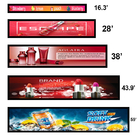16.4 23.1 35 46.6 Inch Bar Type LCD Screen HD Advertising Video Player For Shelf