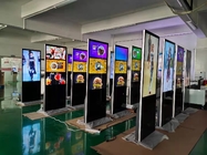 Floor Standing Digital Signage LCD Display 1920 X 1080 High Resolution With Android