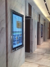 Android LCD Digital Advertising Display Screen Ultra Thin For Shop Window Hotel Elevator