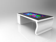 1080p Interactive Touch Screen Coffee Table White Shell Resolution 1920×1080