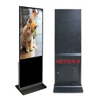 Information Floor Standing Digital Signage IR Touch Customized Color Sunlight Viewable