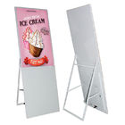 Floor Stand Android Digital Signage FHD 1920 * 1080 Resolution Wide Viewing Angle
