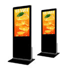 55-inch 16:9 Vertical LCD Digital Signage Machine 4000:1 Contrast Ratio And Wi-Fi SD Card Ads Display