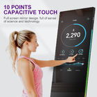 Tempered Glass Full-body Dressing Smart Touch Magic Mirror LCD Digital Signage in Gyms And Cloth Shop