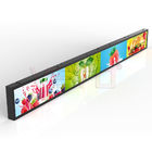 36.6 Inch Commodity Shelves Stretched Bar LCD Split Screen 16G Flash ROM