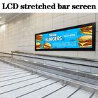 Customized Bus Bar LCD Screen Advertising Player 29in Stretch LCD Digital Signage