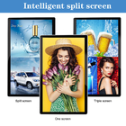 65 Inch 1080P Wall Mount LCD Display , Wall Mounted Advertising Display Shockproof
