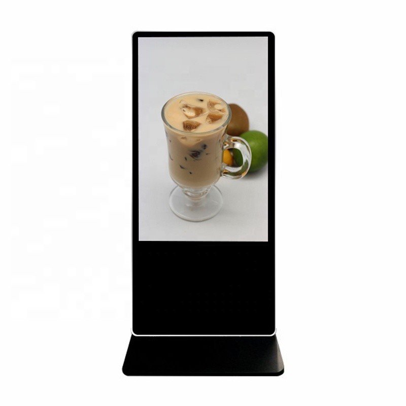 VETO Indoor Floor Standing LCD Advertising Display 49 55 65 Inch 4K Vertical Interactive Touch Signage For Retail Store