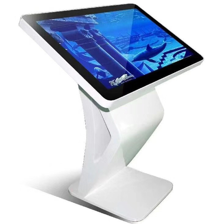 Floor standing 4K Touch Screen Kiosk For Hotel Bank Shopping Mall