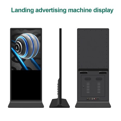 Floor Standing Digital Signage LCD Display 1920 X 1080 High Resolution With Android