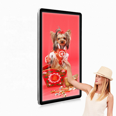 Free Cms Wall Mounted Advertising Screen Ac100v