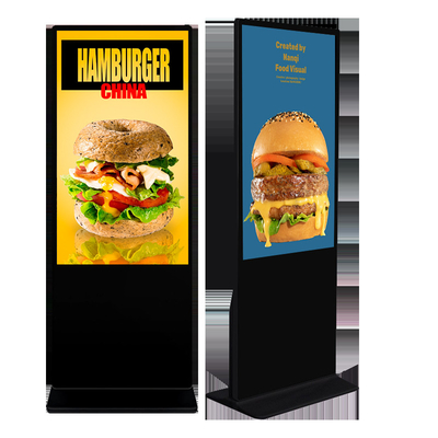 43 49 55 65 Inch Floor Standing LCD Display Advertising Screen Digital Signage Kiosk