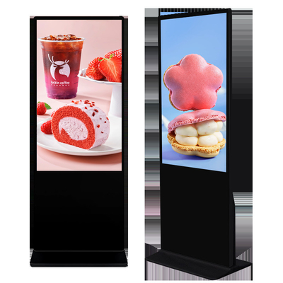 Floor Standing Indoor Totem Digital Touch Signage Advertising Player Display
