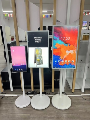 VETO Portable Smart TV Android 12 Wireless Movable Built-in Battery Stand Interactive Smart Display