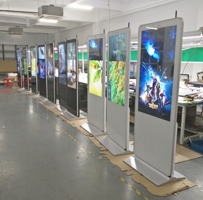 VETO Vertical Advertising Machine 55 Inch Indoor LCD Display Interactive Screens For Retail Stores