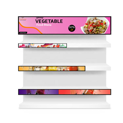 VETO Multiple Size Stretch bar Lcd Display Digital Signage Advertising Screens for Sale