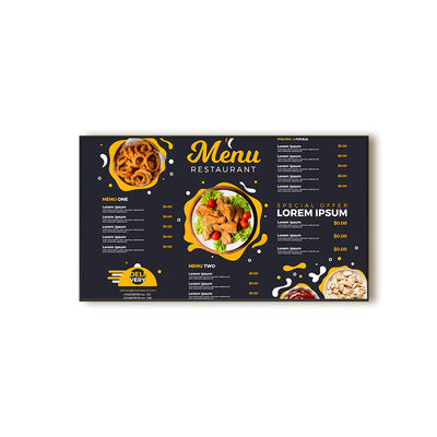 VETO Indoor Menu Display Android Lcd Touchscreen Digital Signage Retail Store Exhibition Hall