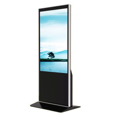 VETO 43 49 55 Inch Android Floor Standing Digital Kiosk 4K Resolution Indoor LCD Advertising Video Players Touch Screen
