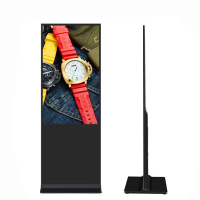 VETO 65 Inch Indoor Android LCD Advertising Player 4k Floor Stand Touch Screen Digital Signage