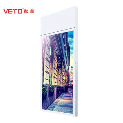 Full HD Indoor Ceiling Mounted Screen , LCD Video Wall Panels For Shop Window