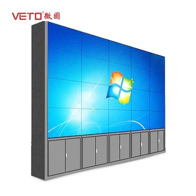 4x4 Commercial LCD Advertising Display 49 Inch Seamless 4K 6ms Responding Time