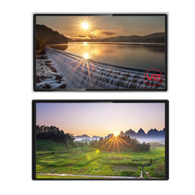 Store HD LCD Advertising Display Wall Mounted 1209.6*680.4mm Multi Media Format