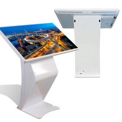 43 49 55 Inch Floor Standing Interactive Touch Screen Kiosk 4K Type Base Monitor