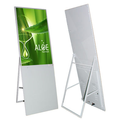 Full HD Digital Advertising Digital Signage Kiosk , 43 Inch Totem Lcd Display