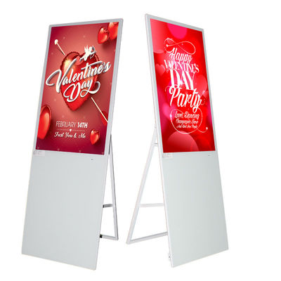 Full HD Digital Advertising Digital Signage Kiosk , 43 Inch Totem Lcd ...