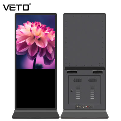 Ultra Thin 49'' Full HD LCD Digital Signage , Elevator Digital Signage Aluminum Alloy