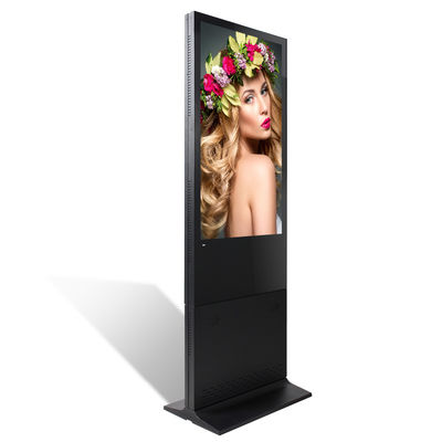Floor Standing Digital Signage Kiosk Lcd Double Touch Screen Advertising Screen