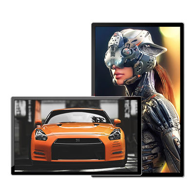 32 inch indoor fhd super slim wall mount elevator electronic LCD advertising screen
