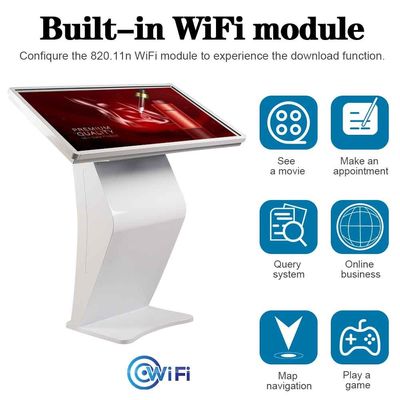 1920×1080 43 Inch HD Touch Screen Payment Kiosk Interactive Kiosk Android System