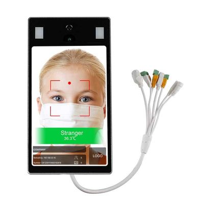 CCC 8"  LCD Face Recognition Thermometer Attendance