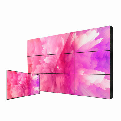 Indoor 3x3 RS232 500nits Lcd Video Wall Display 46 Inch