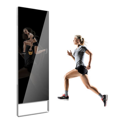 43-inch Android Fitness Mirror Body Fat Calculation Intelligent Health System Magic Mirror
