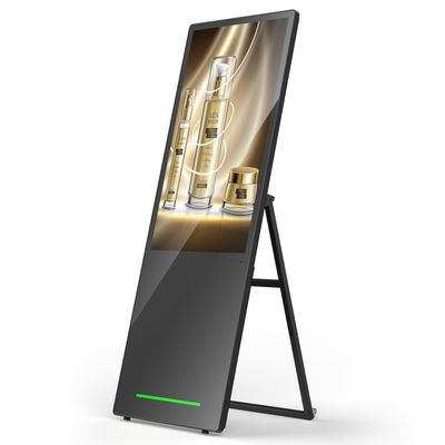 43 Inch Portable Digital Signage Floor Stand Lcd Advertising Player Multilingual