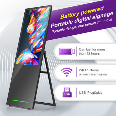 Hotel Battery Lcd Advertising Display Kiosk Screen Portable Media Player